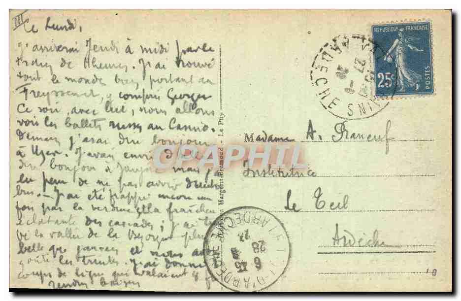 La Bourrée - Sorte de danse nationale - M.B. Éditeur, n° 1125 — Rückseite
