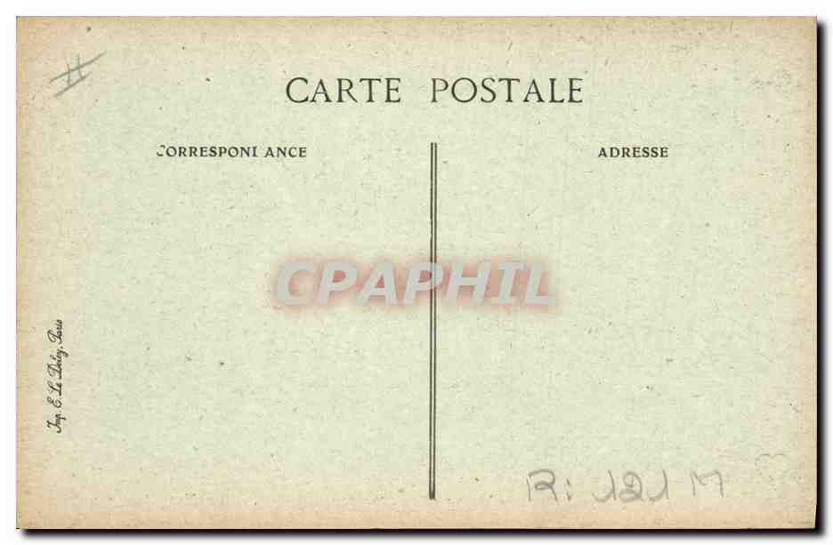 CPA Folklore Auvergne Une noce Auvergnate — Verso