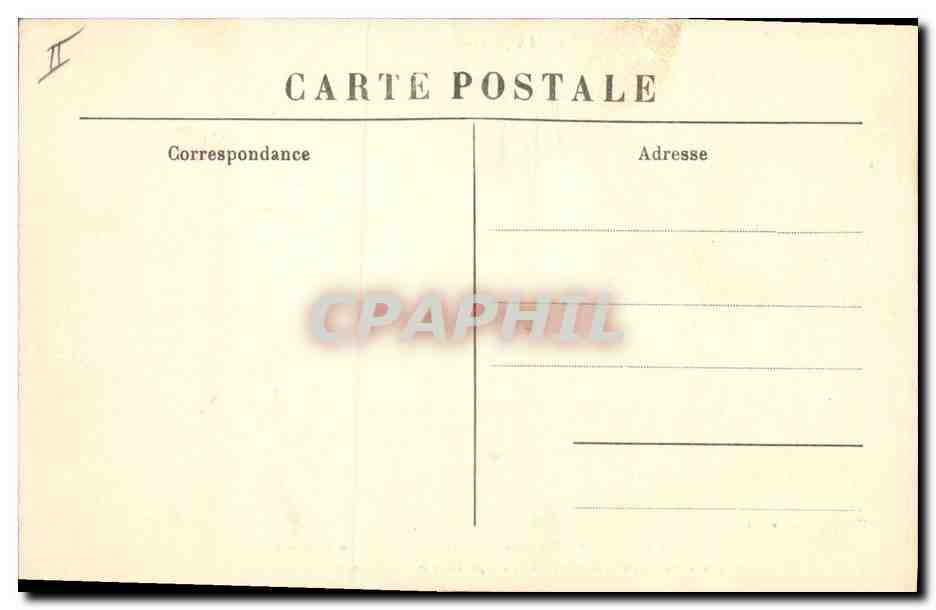 CPA Folklore Auvergne La bourree — Verso