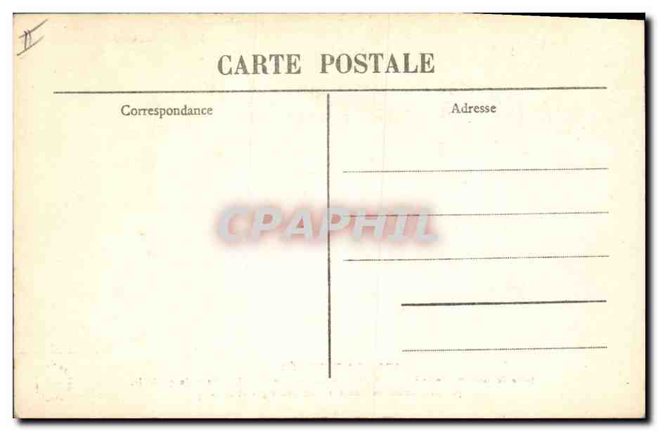 CPA Folklore Auvergne La bourree — Verso