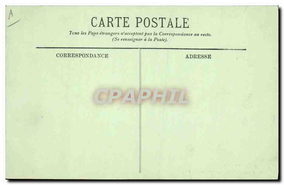 CPA Folklore Auvergne Interieur d'une maison Auvergnate — Verso
