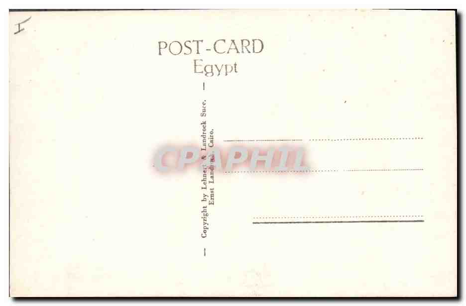 Edfou: The Temple of Horus — statue de l'oiseau-horoscope devant des colonnes — série 384 — Verso