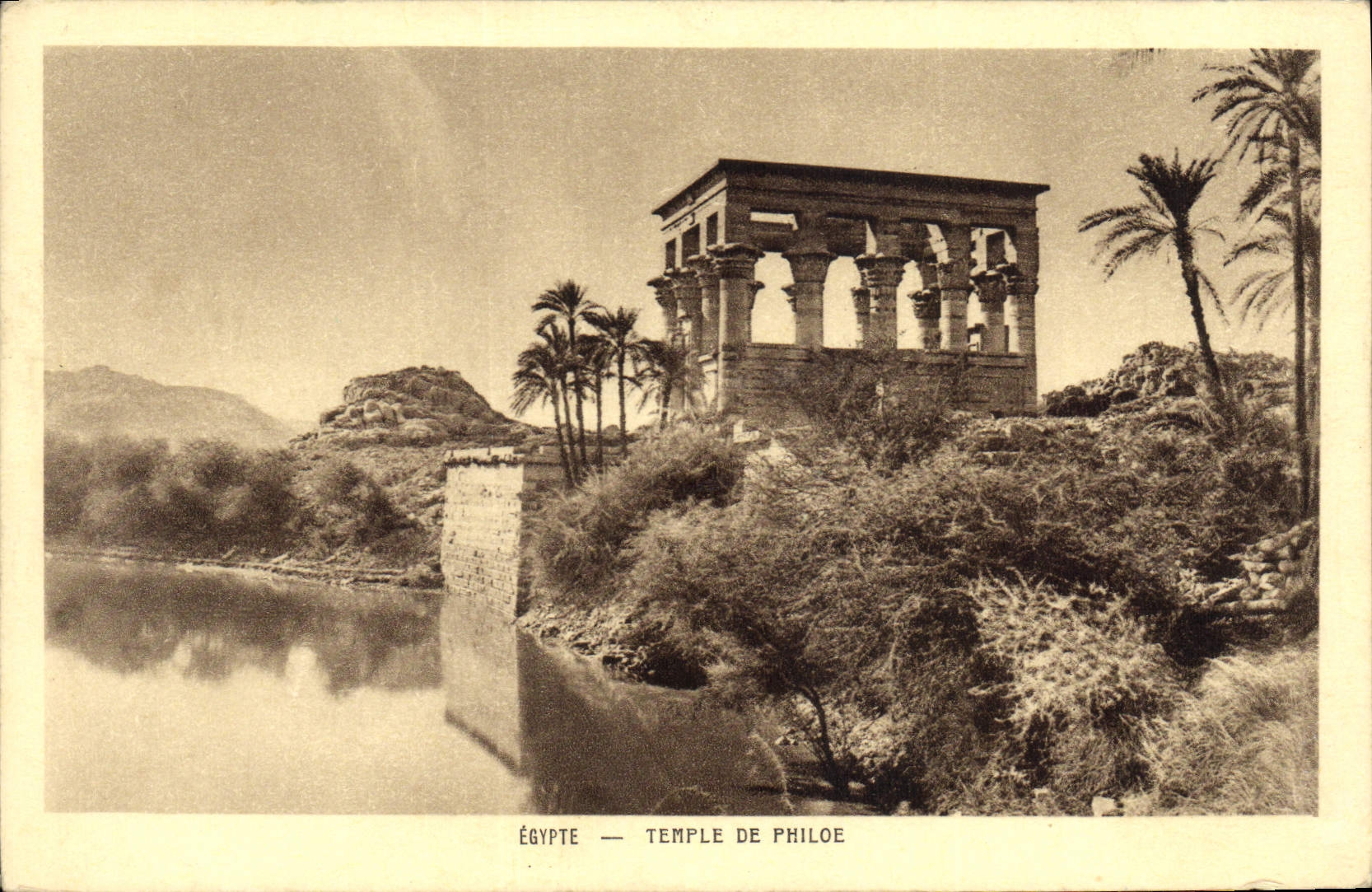Égypte — Temple de Philoé — Braun & Cie, Paris