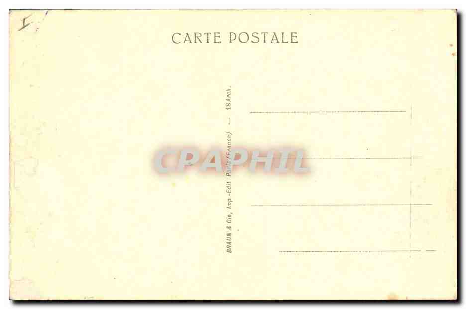 Égypte — Temple de Philoé — Braun & Cie, Paris — Verso