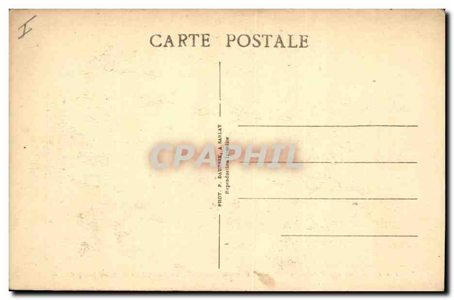 CPA Vue de l'entree du Chateau feodal de Beynac en Sarladais — Rückseite