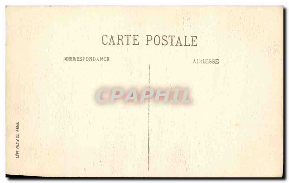 CPA Chateau Clermont Ferrand Maison Rue des Chaussetiers — Verso