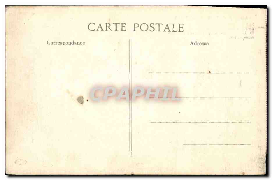CPA Chateau de Plessis les Tours — Rückseite