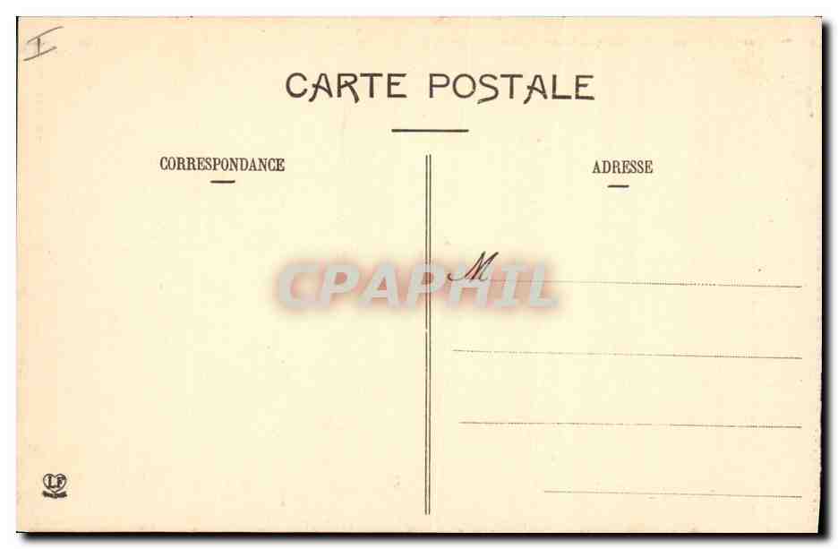 CPA Chateau de la Caze Gorges du Tarn Tours et entree du chateau — Verso