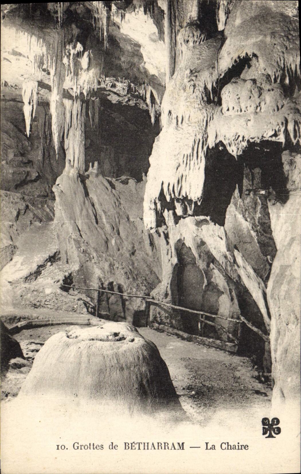 CPA Grotte Grottes de Betharram La chaire
