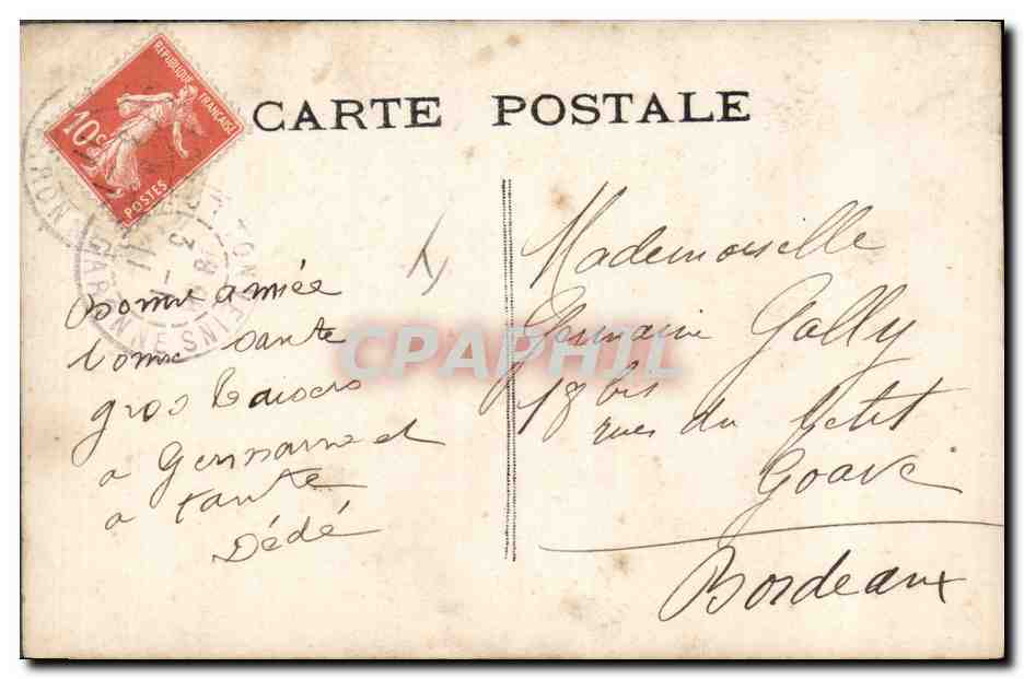 Femme et enfant avec jouets — Noël du ciel — éditeur CPAPHIL n°300 — Rückseite
