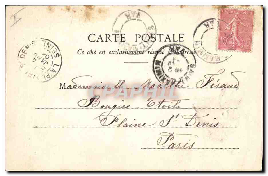 CPA Fantaisie Enfant Poupee Enfants Le Noel de nos bebes — Rückseite
