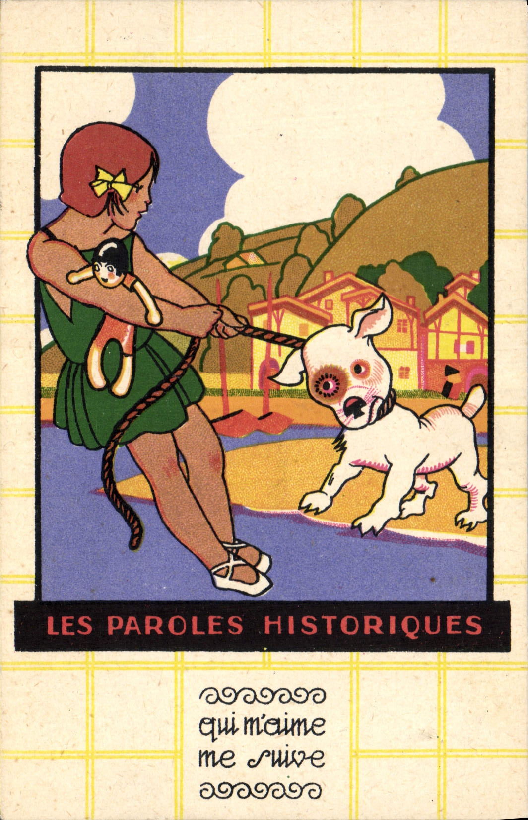 Fille avec chien — Les paroles historiques — Éditeur non visible