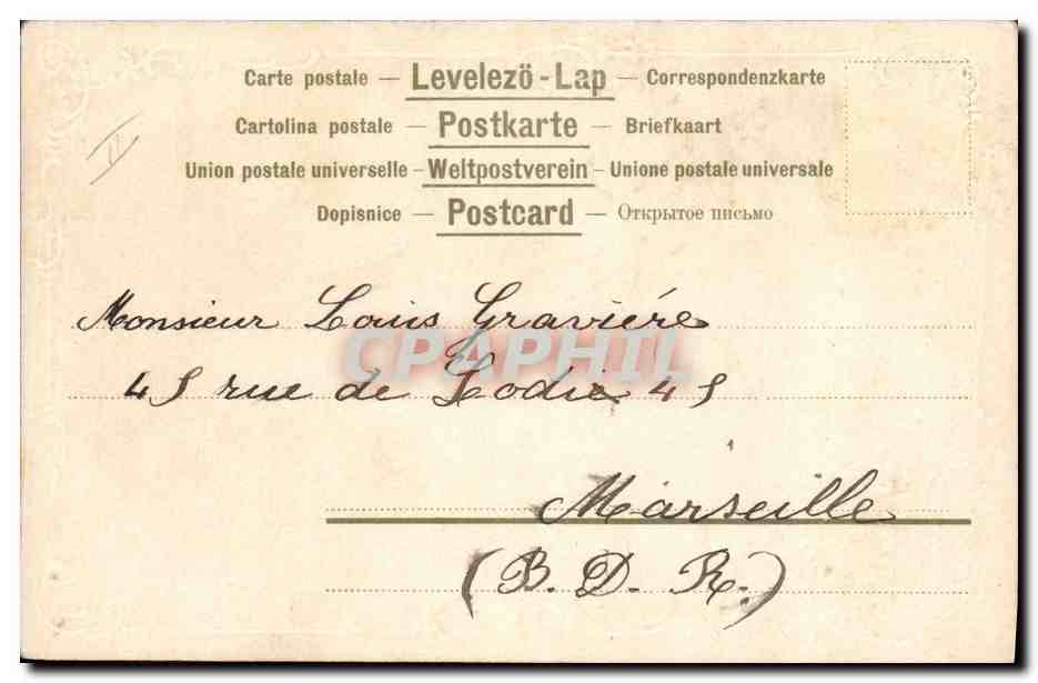 CPA Fantaisie Enfant Poupee  — Rückseite