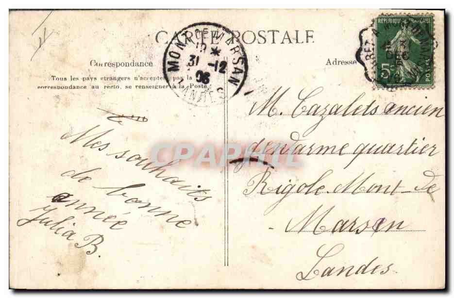 CPA Fantaisie Enfant Poupee Enfants — Rückseite