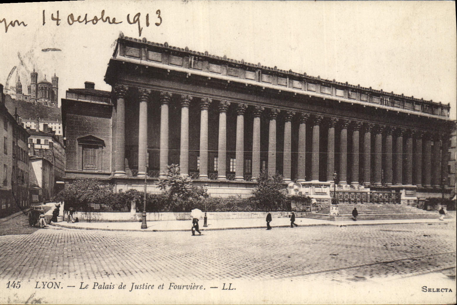 CPA Palais de justice et Fourviere Lyon