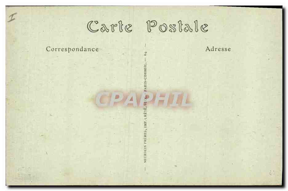 CPA Laon Cour interieure du Palais de justice  — Rückseite