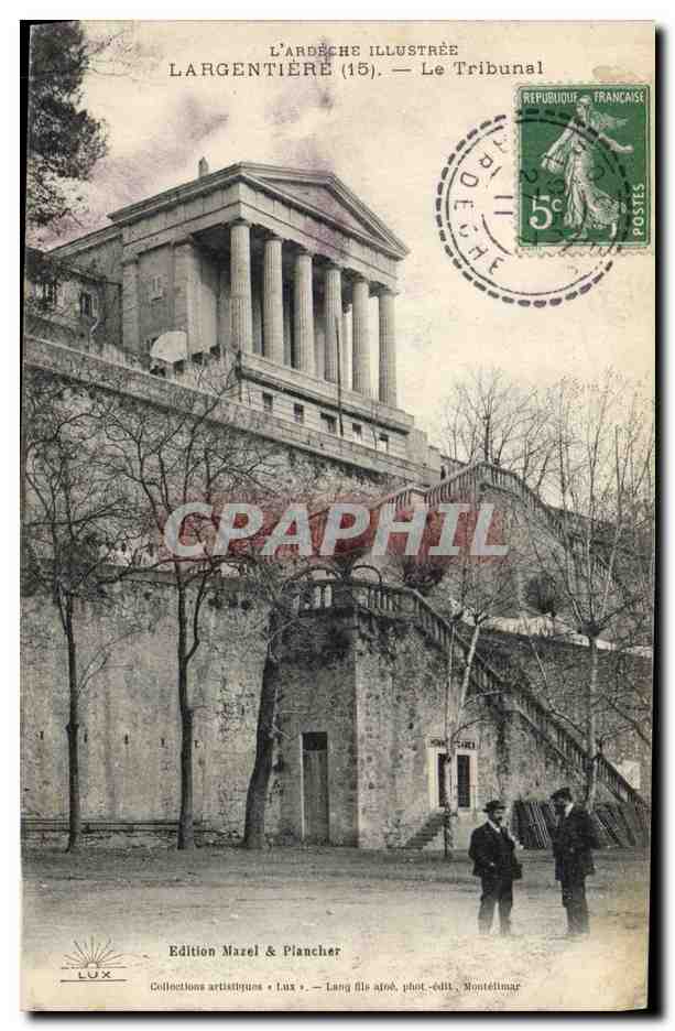 CPA Palais de justice Largentiere Le Tribunal