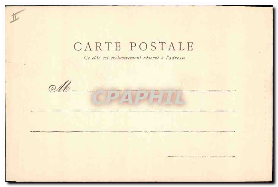 CPA Palais de justice Laon — Verso