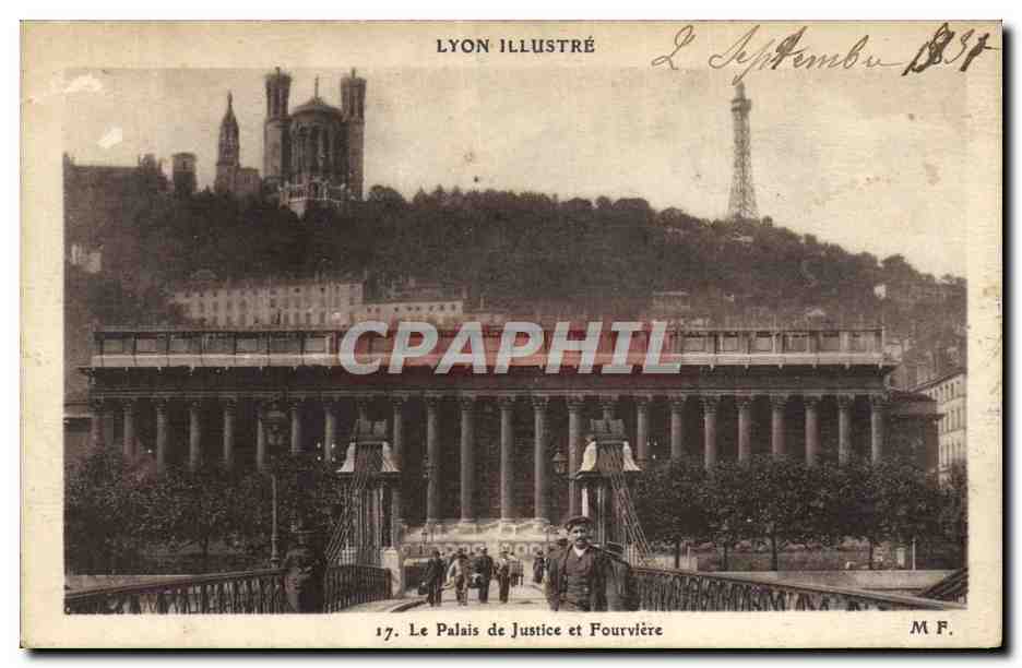 CPA Palais de justice et Fourviere Lyon