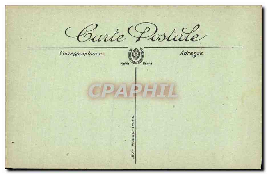 CPA Palais de justice Limoges — Verso