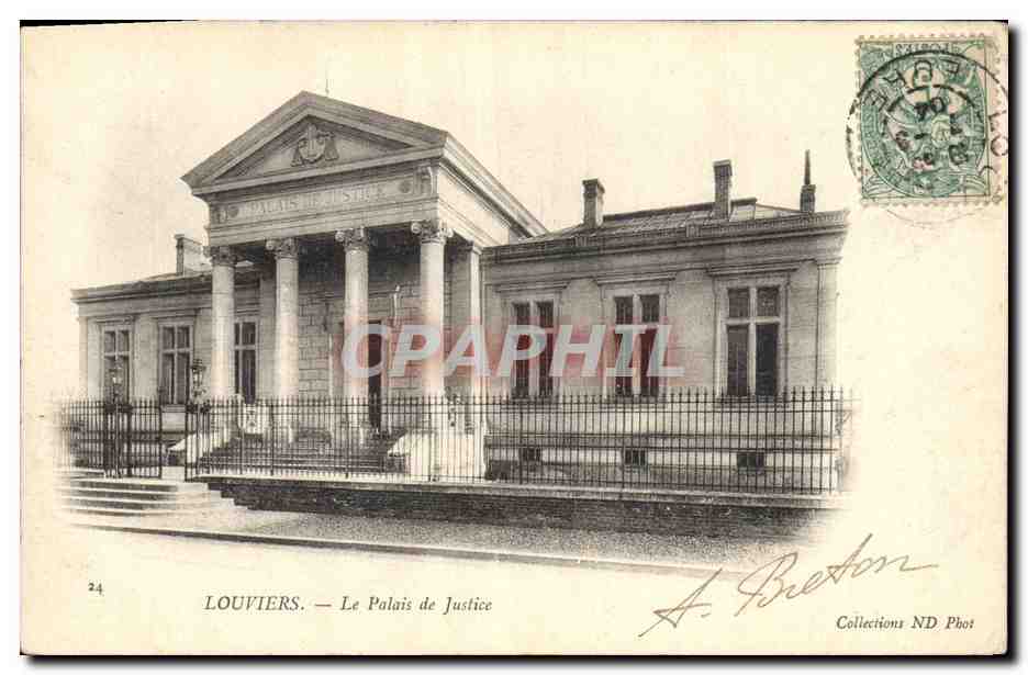 CPA Palais de justice Louviers