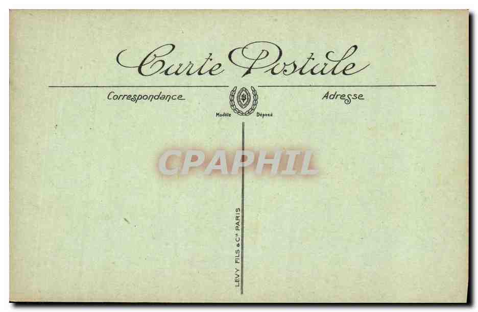 CPA Palais de justice Limoges  — Verso