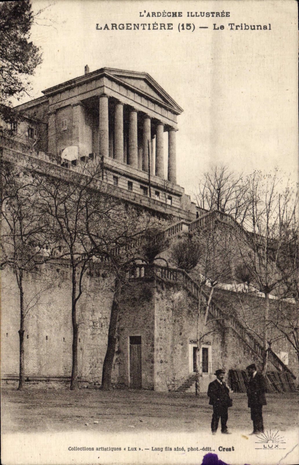 CPA Palais de justice Largentiere Le tribunal