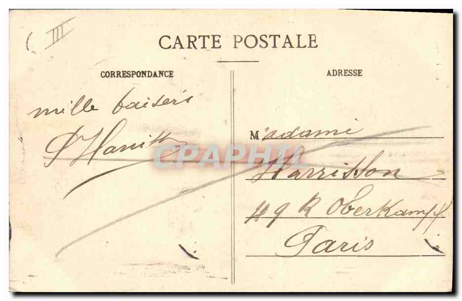 Brest - Le Pont National ouvert pour le passage du "Duguy-Trouin" — Verso