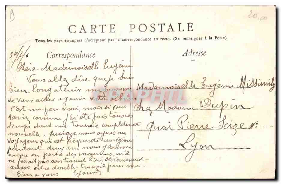 Calais — El contrafragata "Durandal" y fragatas en el muelle delantero — Edición Grand Bozar Lafayette — Reverso
