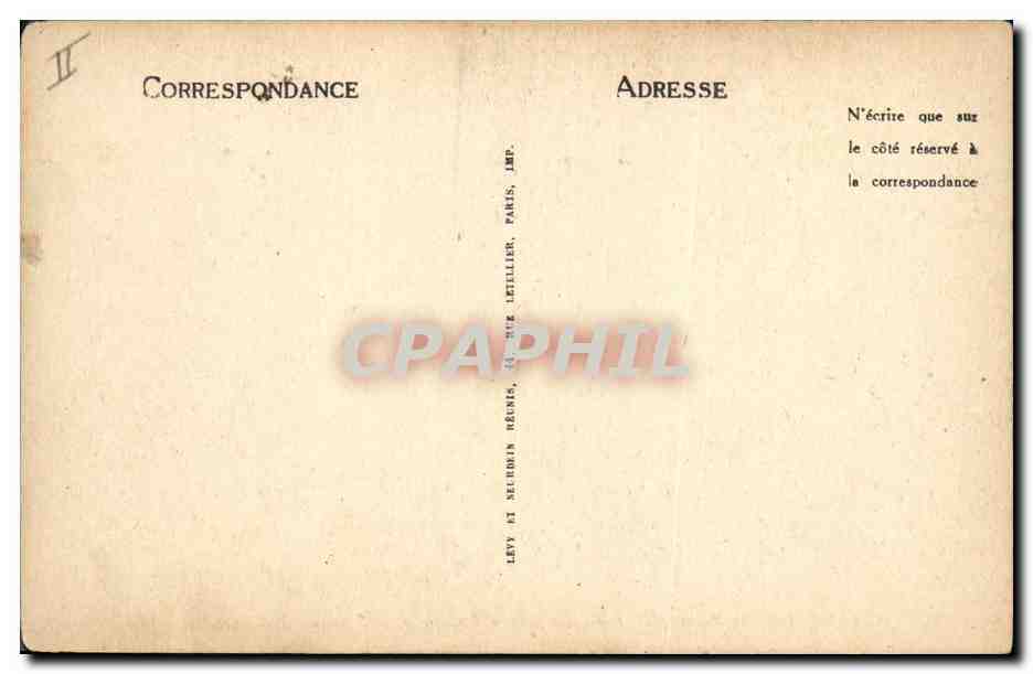 CPA Bateau de guerre Dreadnoughts Diderot Cuirasse de l'escadre — Verso