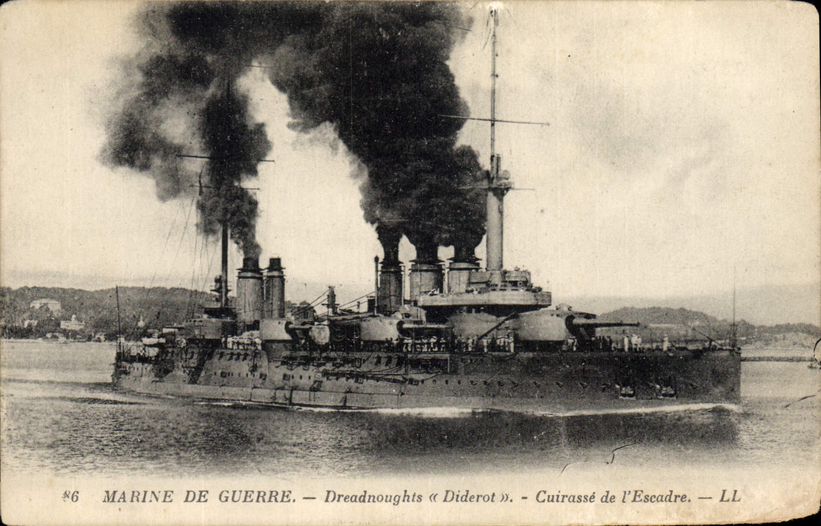 Dreadnought « Diderot » — Cuirassé de l'Escadre — LL — #6