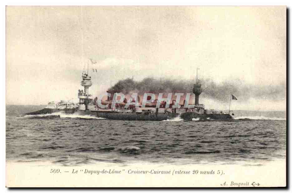 Le "Dupuy-de-Lôme" — Croiseur-Cuirassé — A. Bougault n°509