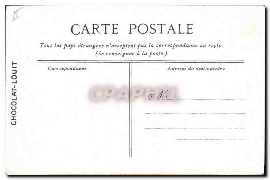 Le Dupetit-Thouars — Croiseur de 1ère classe — Éditée pour le CHOCOLAT-LOUIT — Rückseite