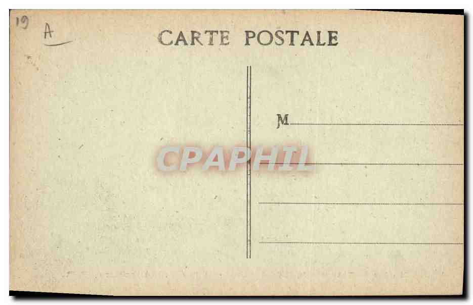 DANTON — Cuirassé d'Escadre à turbines — L.R. — Reverso