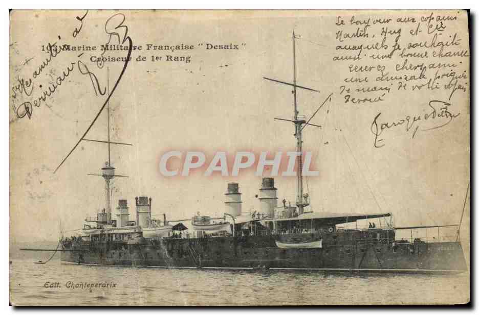 CPA Bateau de guerre Desaix Croiseur de 1er rang 