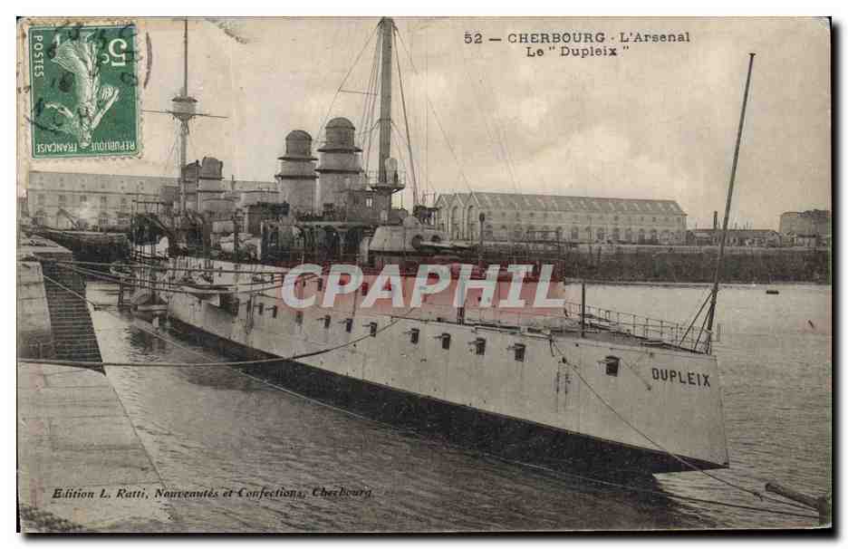 Cherbourg - L'Arsenal - Le "Dupleix"