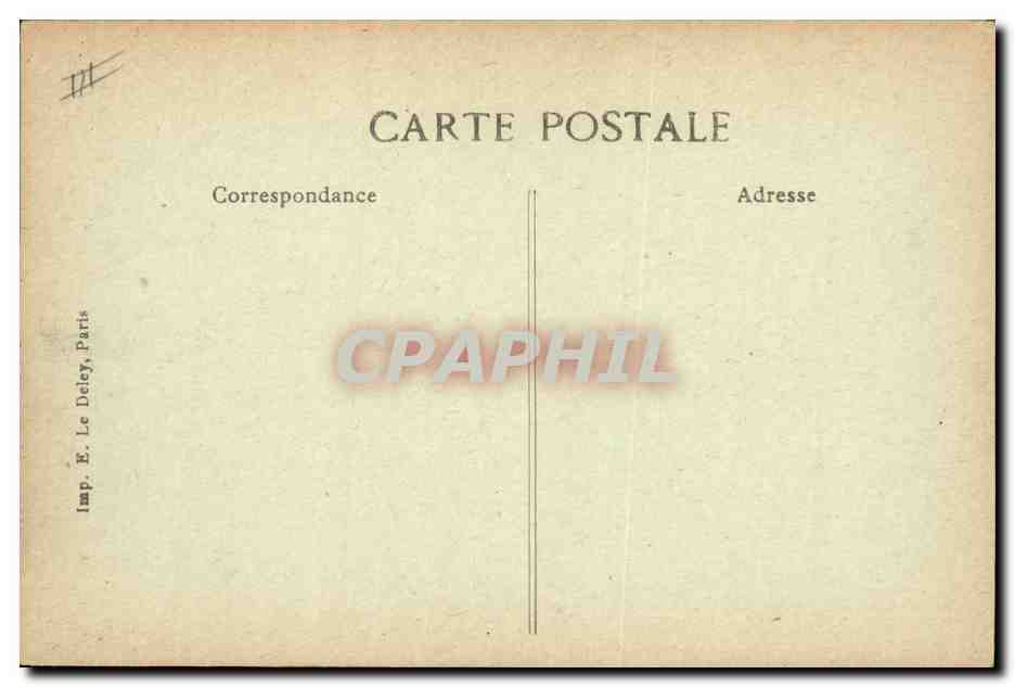 Marine Nationale — "Démocratie" — Cuirassé d'Escadre — Éditeur B.L.D. n°17 — Verso