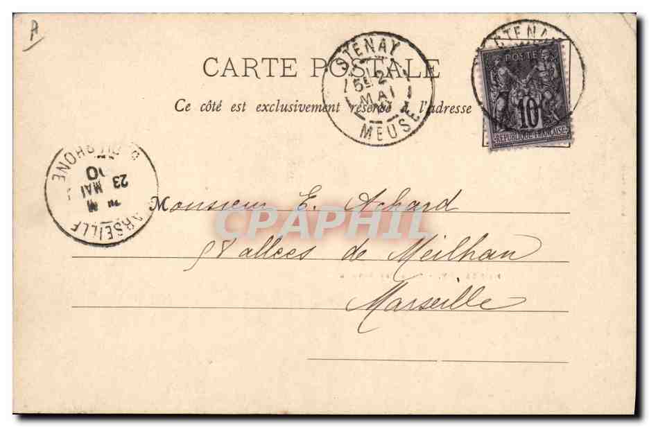 Montmédy - Sous-Préfecture — Villa des Saules — G. Pierron, Editeur, Montmédy — Reverso