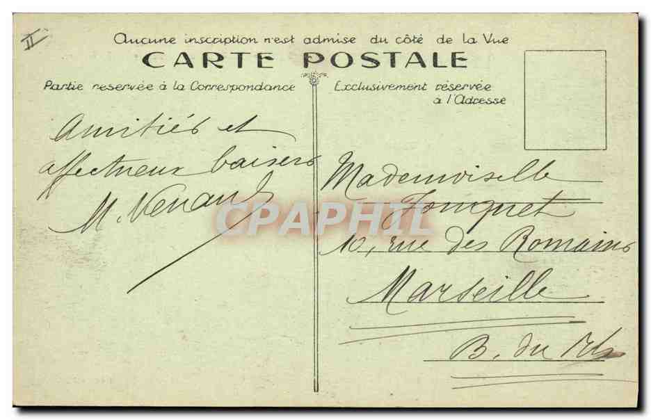 CPA Le Mans Eglise Notre Dame de la Couture et Prefecture  — Verso