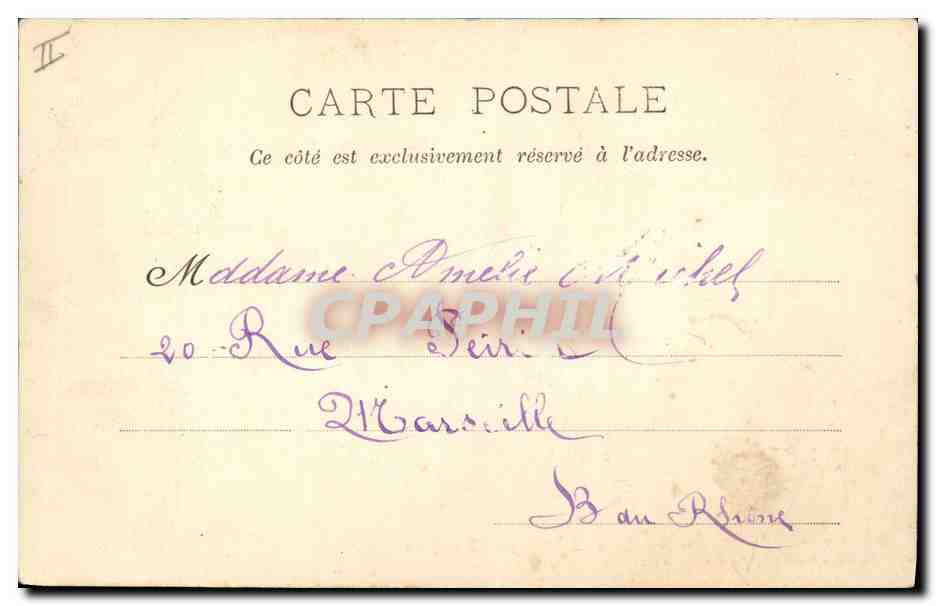 CPA Millau La Sous Prefecture  — Verso