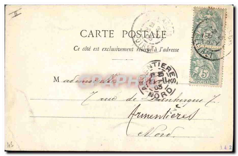 CPA Montargis La Sous Prefecture  — Verso