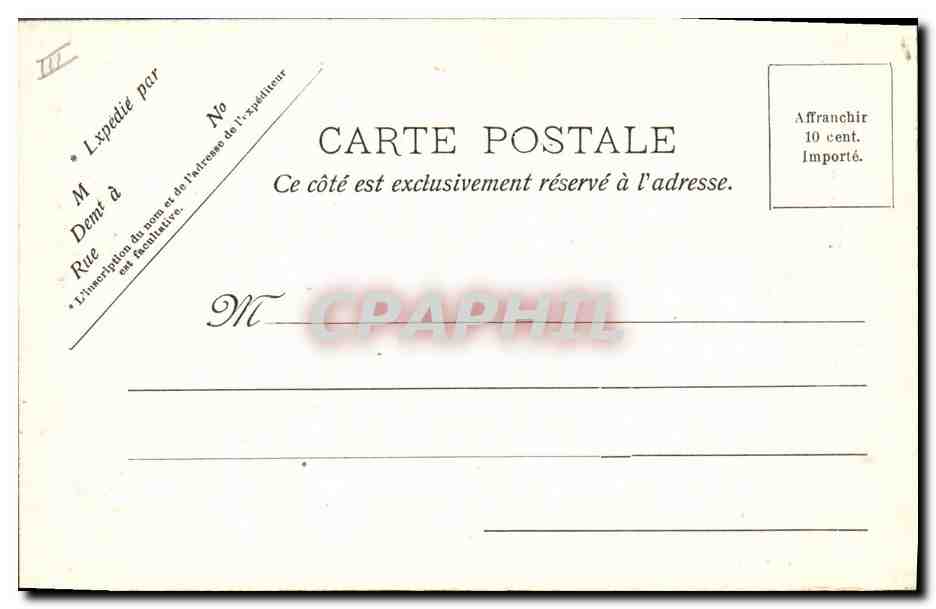 CPA Mauriac Le Sous Prefecture  — Verso