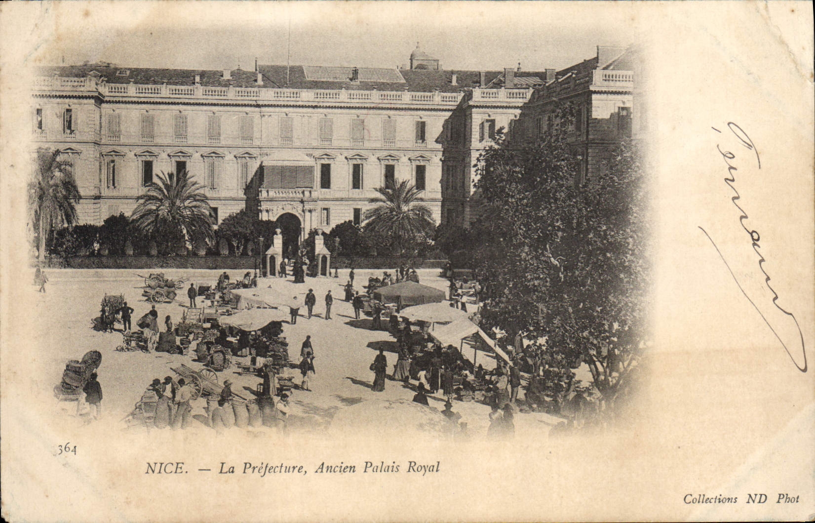 CPA Prefecture Ancien Palais Royal Nice