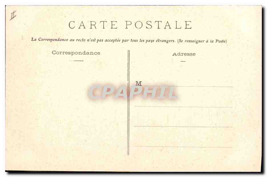 CPA Prefecture Nantes — Rückseite