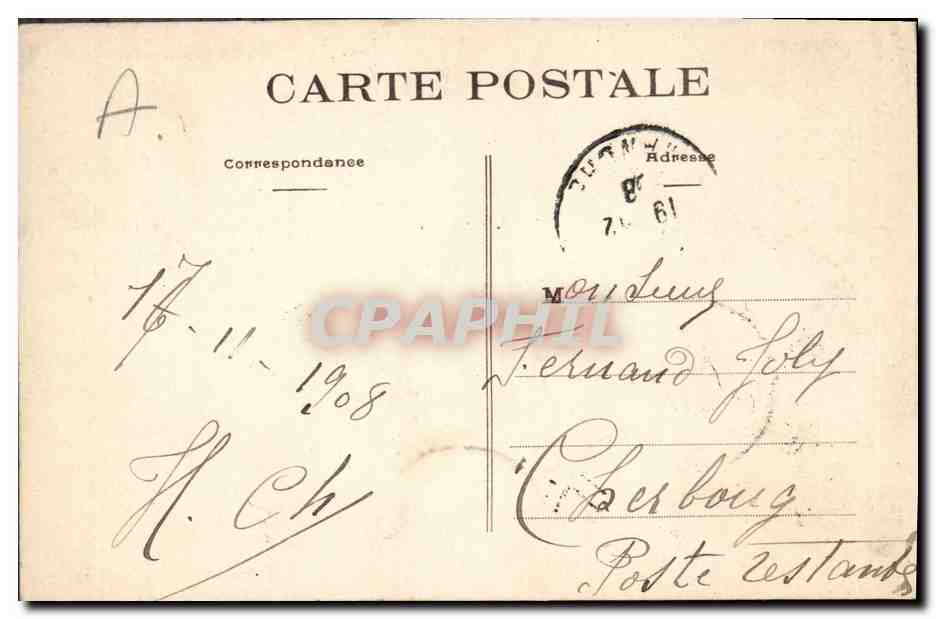 CPA Prefecture Nantes- — Verso