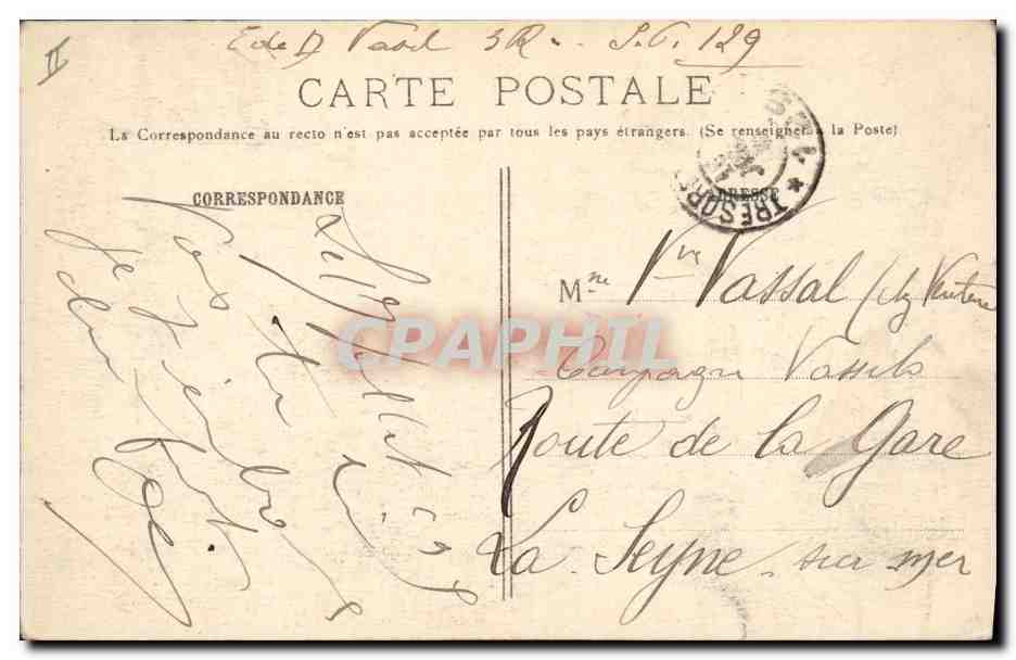 CPA Militaria Soumaille Completement detruit par les Allemands apres s'etre livres a des atrocites — Rückseite