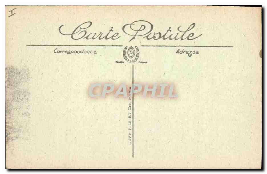Verdun — Place d'Armes — Ruinen des Großen Krieges — Visé Paris n° 505 — Rückseite