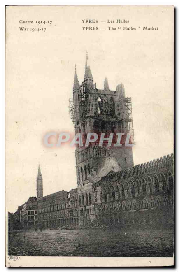 Ypres — Les Halles Market — Guerre 1914-17