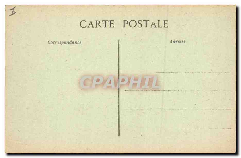 Reims in den Ruinen — Nach dem Rückzug der Deutschen — Rue Gambetta — Verlag: Epernay — Rückseite