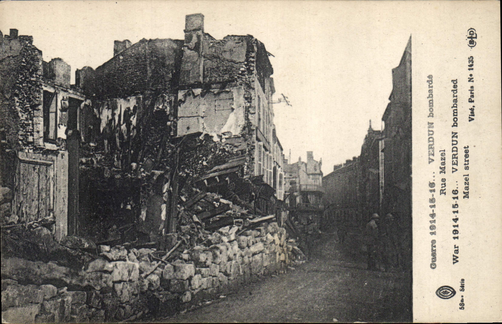 Verdun — Rue Mazel zerstört — Vise, Paris Nr. 1435